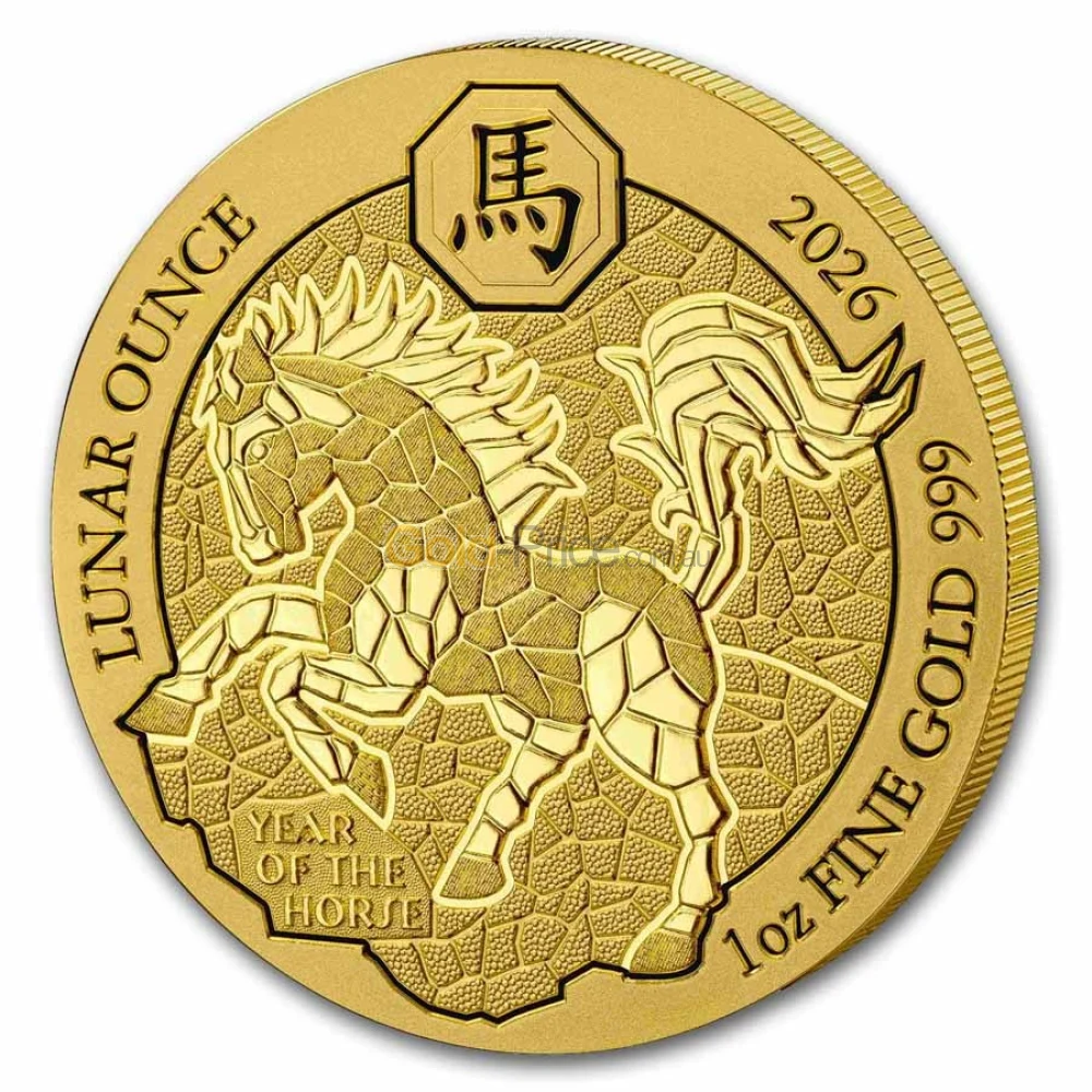 Ruanda Lunar Ounce Gold Coins for Sale