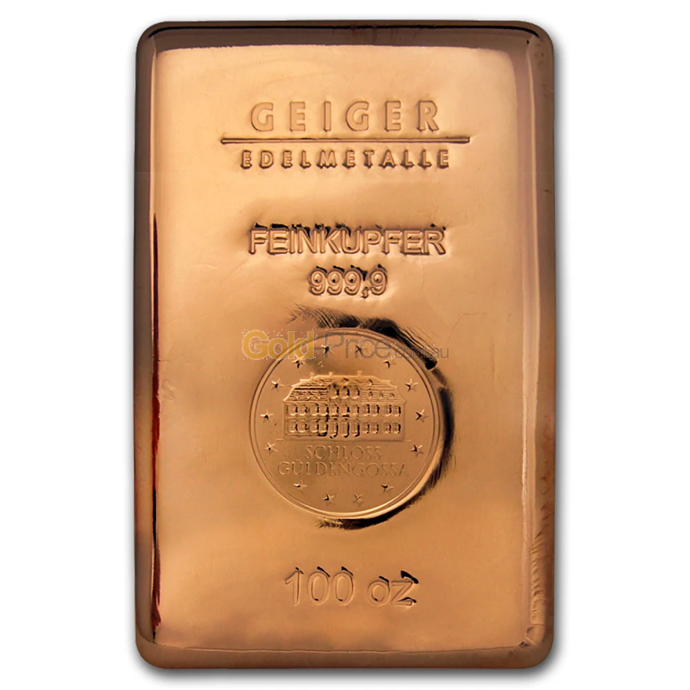 Copper bar price comparison Buy 100 ounces