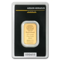 1/2 ounce Gold Bars for Sale