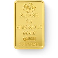 1 gram Gold bar