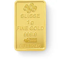 1 gram Gold bar