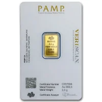 2,5 grams Gold Bars for Sale