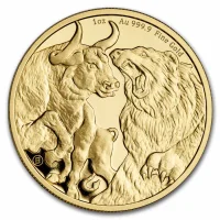 Bull and Bear Gold Coins for Sale