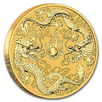 Dragon & Dragon Gold Coins for Sale