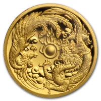 Dragon & Phoenix Gold Coins for Sale
