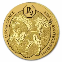 Ruanda Lunar Ounce Gold Coins for Sale