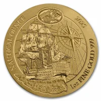 Ruanda Nautical Ounce Gold Coins for Sale