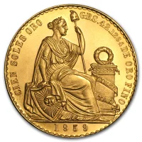 Sol de Oro Peru Gold Coins for Sale