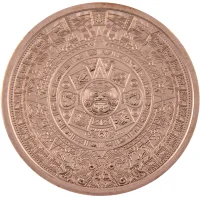 Aztec Calendar Copper Coins for Sale