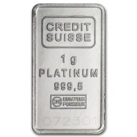 1 gram Buy Platinum bars