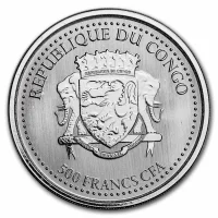 Congo Silverback Gorilla Silver Coins for Sale