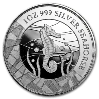 Seahorse Samoa Silver Coins for Sale